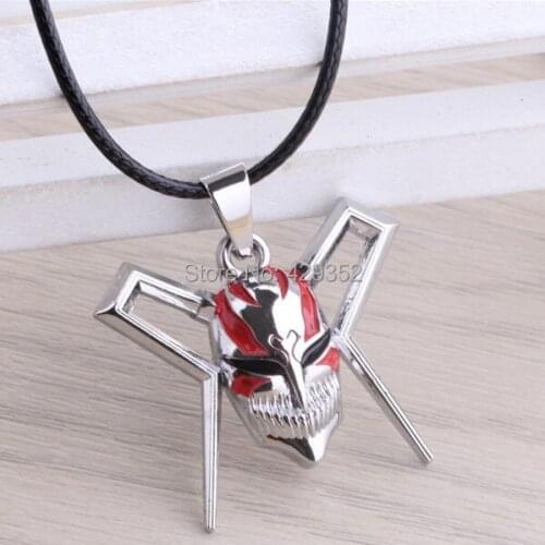 Anime Cosplay Jewelry 2014 New BLEACH Pendant Necklace Death Mask Necklace For Women&Men Free Shipping