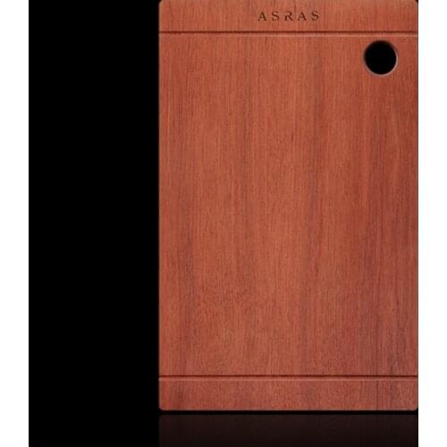 ASRAS Sink Solid Wooden Sapele Mahogany Thickened Cutting Board Chopping Blocks for Kitchen Sink