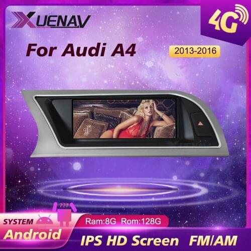 Auto Stereo GPS for Audi A4 2013 2014 2015 2016 WiFi 128G Android 2 din Head unit Car Radio Multimedia Video Player Carplay