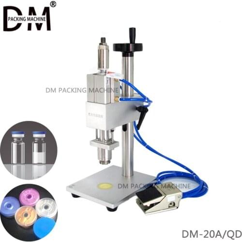 DM-20A/QD Pneumatic Capping Machine Oral Liquid Penicillin Bottle Capper Aluminum Glass Vial Crimper Machine