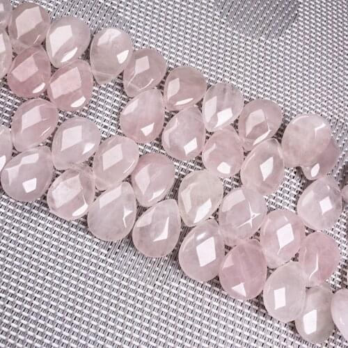 Drop Shape Faceted Beads Natural Stone Crystal Agates Scattered Beads for Jewelry Making Bracelet DIY Necklace Accessories