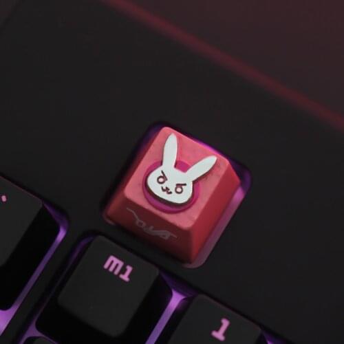 KeyStone Keycap 1 pcs 3D relief game theme aluminum alloy metal mechanical keyboards keycaps R4 height for Cherry MX axis,O2