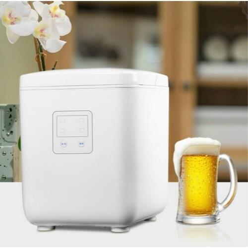 JRMO198 AUX Ice Maker Household 15kg Mini Automatic Ice Making Machine Commercial Professional Rapid Ice making Refrigeration