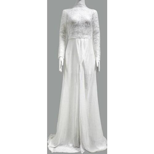 Summer Sexy Women Maxi Dress white Sexy lace chiffon crotch long dress Bridesmaids Convertible Wrap Dresses Robe Longue Femme