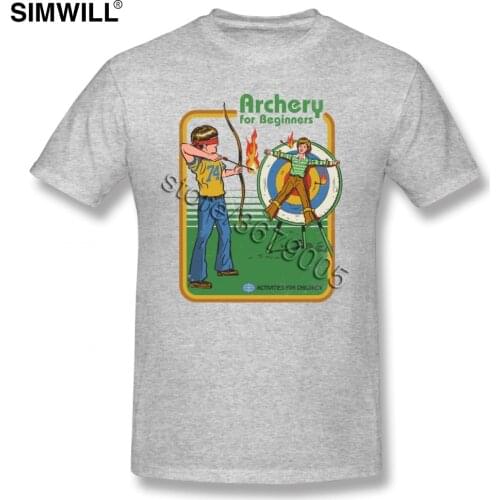 Brand Designer Tshirt Archery For Beginners Tees Men Best Fit Short Sleeves Color Print T-Shirts Oversize T Shirt Casual Tops