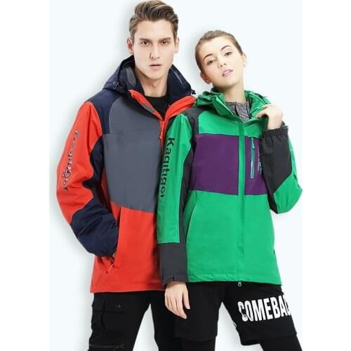 Men Women Winter Warm Outdoor Sports Jackets Windproof Waterproof Fleece Ski Jackets Camping Hiking Climbing Windbreaker Coat