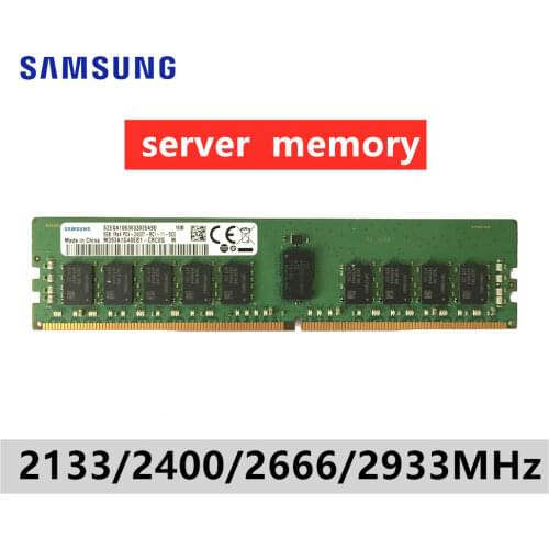 Samsung DDR4 Server RAM 8GB 16GB 32GB 64GB 2133/2400/2666/2933MHZ ECC REG Server Memory 32g 16g 8g Server ram for Desktop