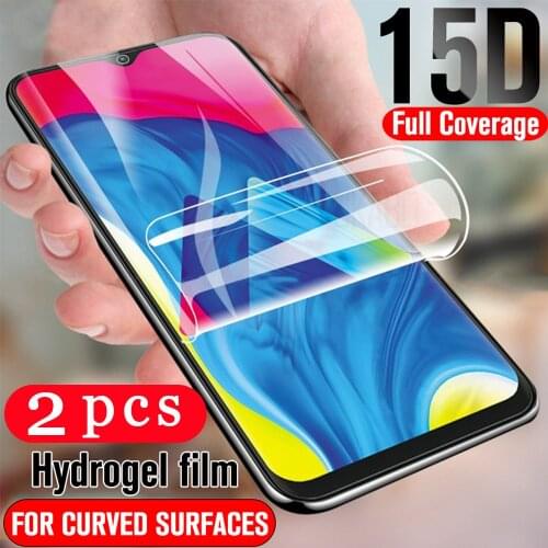 2Pcs cover for huawei p smart plus 2019 2018 hydrogel film p smart Z protective film phone screen protector smartphone Not Glass