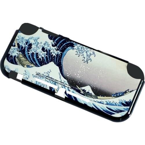 Top Deals for Nintendo Switch Lite Protective Shell, Full Cover Upper and Lower Cover Painted Shell SX-117 Ukiyo-E Sea Waves