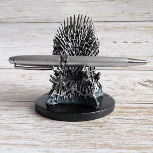 Iron Throne Model Hand-made Pen Holder Mobile Phone Seat Ornaments Birthday Christmas Gift