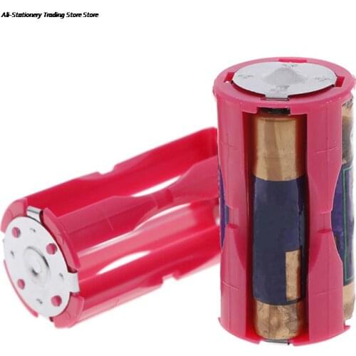1pcs 4 AAA to C Size Parallel Battery Convertor Adapter Holder Cases Box Convert