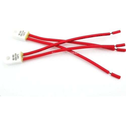 5PCS/LOT Fuse 250V 15A 135 Degree Temperature Thermal Fuse