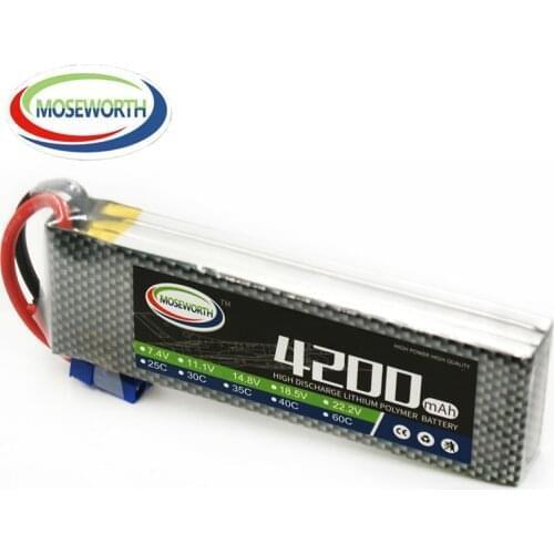 RC Toy LiPo Battery 3S 11.1V 4200mAh 30C 40C 60C For RC Airplane Drone Car Helicopter Boat RC Batteries LiPo 11.1V