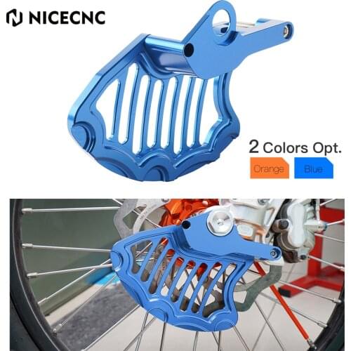 Aluminum Front Brake Disc Guard Protector For Husqvarna TE FE TC FC TX FX FS 125 150 200 250 350 390 450 501 2017 2018 2019 2020