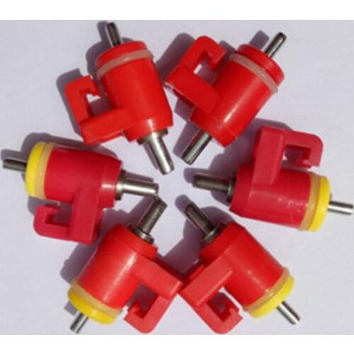 5Pcs Stainless Steel Automatic Nipple Drinking Chicken Bird Quail Water Drinking Fountain Mouth Water Poultry Farming Equipmen