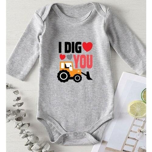 Printing Love You Baby Girl Romper Summer Jumpsuit Kids Autumn Newborn Girl Outfits Infant Clothing Fall Costume for Toddler