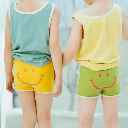Kids Underwear Cotton Panties Shorts toddler Girls thong Boys Boxers Baby Short Briefs new Children cute Kids Smile Underpants
