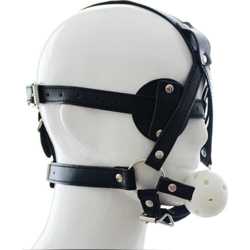 Breathable Mouth Gag Oral Sex Gag Blindfold SM Bondage Restraints Fetish Slave Tools Adult Sex Toy for Couples Woman Erotic Toys