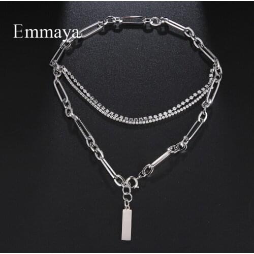 Emmaya Modern Style Noble Neckalce For Female Cool Decoration In Fashion Party Dress-Up With Cubic Zircon Distinctive Jewelry