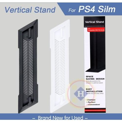 HOTHINK Hot New 1pcs For Sony PS4 Slim PlayStation 4 Slim Console Vertical Stand Mount Dock Holder PS4 Slim accessories