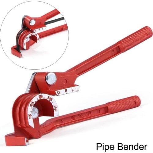 3 in 1 Copper Pipe Bender Hand Tool Bending Machine Manual Tube Bender for Brake Tubes 6mm 8mm 10mm 90/180 Degree Curving Pliers