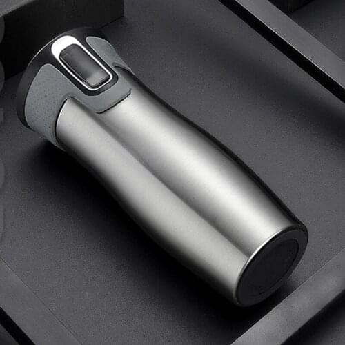 Mens business coffee cup 304 stainless steel vacuum cup Classic carry-on water bottle cup