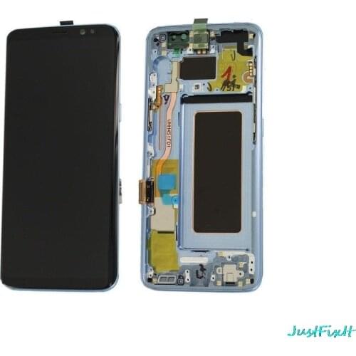 Original Screen with Burn-in Shadow For Samsung Galaxy S8 G950F G950fd lcd display touch screen Digitizer Super amoled