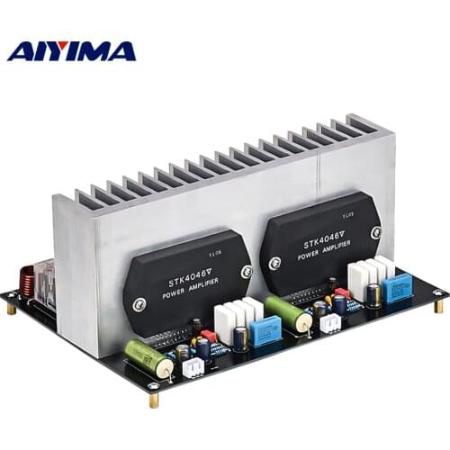 AIYIMA STK4046V Power Amplifier Board 120WX2 Mini Amp Home Theater HIFI Sound Speaker Amplificador