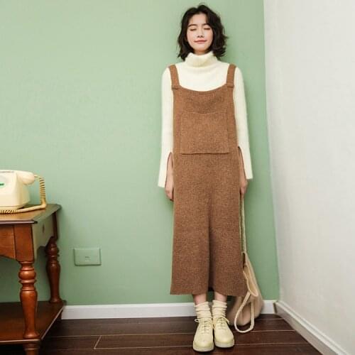 Sale Limited quantity Warm Sweater Women Autumn Dress Winter Long Sweater Knitted Dresses Long loose Maxi Oversize Lady Dresses