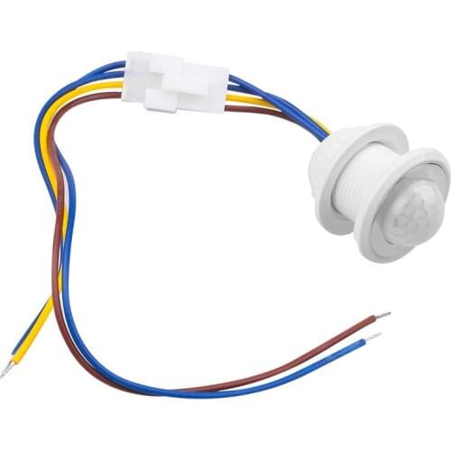 Adjustable LED PIR Infrared Motion Sensor Switch Time Delay Mini Home Light Sensor Mode Detector 100-240V Light Switch