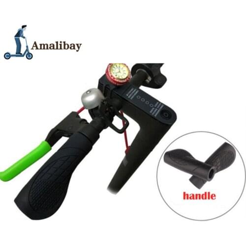 Custom For Xiaomi Mijia M365 Ninebot ES2 Electric Scooter Handle Bar Grips Fixed Gear Anti-slip Rubber for Skateboard Accessory