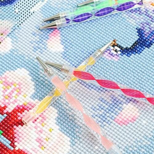 Alloy Pen Head Diamond Drawing Point Drill Pen Set DIY Handmade Crafts Cross Stitch Tools Accessories