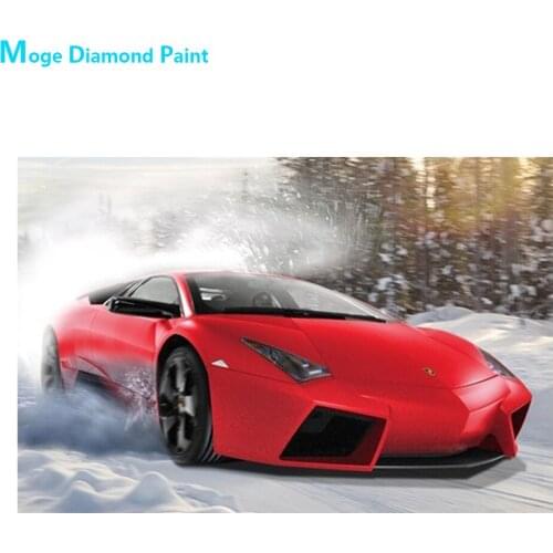 Sports Car Diamond Painting Round Full Drill Cartoon Nouveaute DIY Mosaic Embroidery 5D Cross Stitch Home Decor Gifts