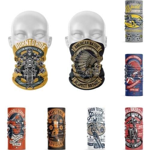 New Style Mens Sports Turban Summer Neck Gaiter Magic Scarf Protection Face Wrap Seamless Tubular Women Headband Unisex Bandana