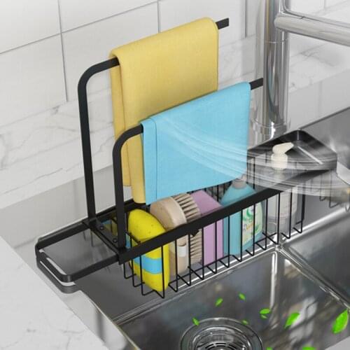Dishes Drying Rack Over the Sink Adjustable Large Dishes Drainer for Kitchen Storage Counter Organization JA55