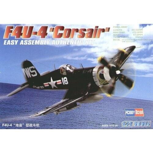 Trumpeter 80218 1/72 Scale F4U-4 Fighter Bomber Airplane Static Model TH06165-SMT2