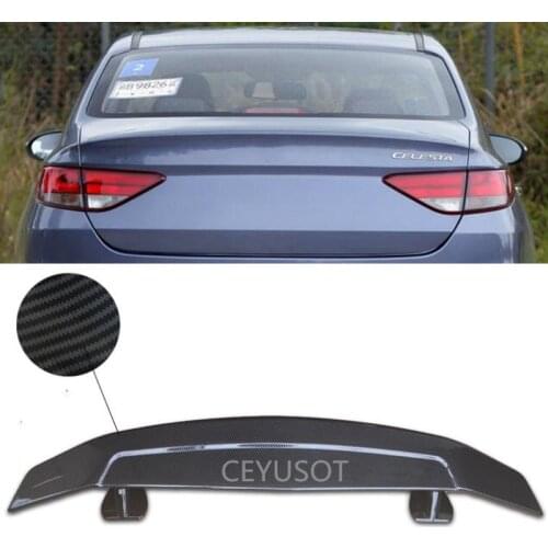 CEYUSOT For Universal WING Spoiler NEW OLD Hyundai Elantra Car Trunk Rear Lip Tail ABS Material Decorative Accessories 2005-2021