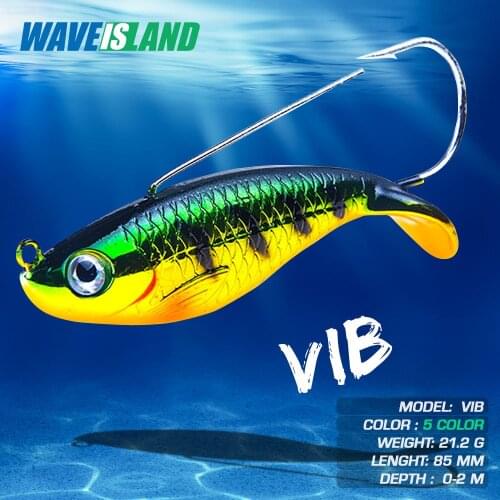 WAVEISLAND Fishing Lures Mino Bait 8.5cm 21.2g Minnow Sinking Bass Fishing Lures Pesca Articulo De Pesca Isca Artificial Wobbler