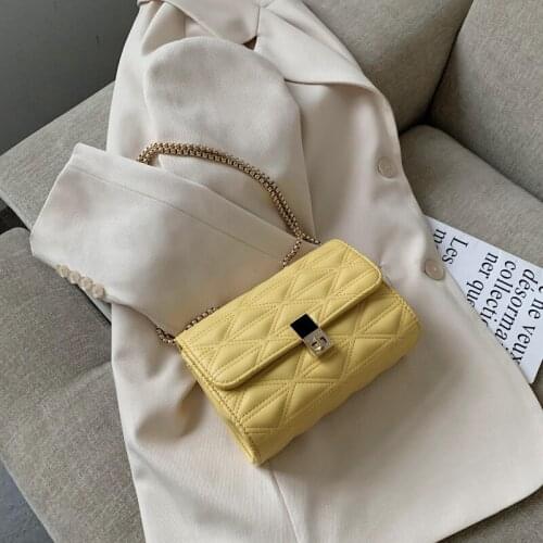 Anreisha Womens bags 2021 Spring and Summer New chain small handbag One-shoulder Messenger fashion net red tide crossbody