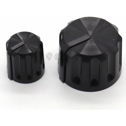 10 Piece 26 * 19mm 15.5 * 16mm black plastic knob flower shaft inner hole 6mm potentiometer switch adjustment knob