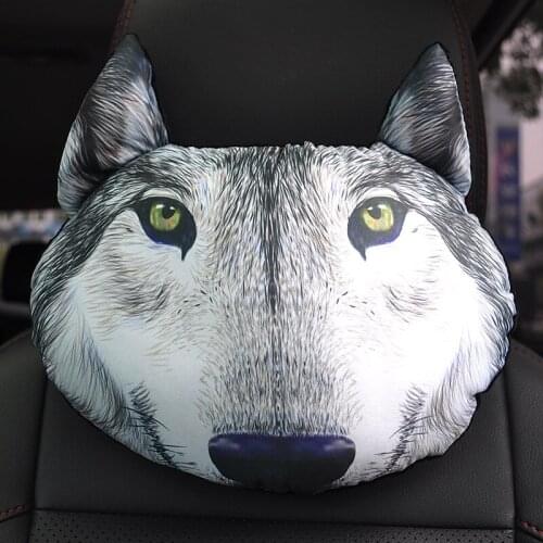2PCS Cartoon Cute Car Neck Pillow Headrest Neck Rest Neck Pillow Headrest Car Styling Auto Accessories