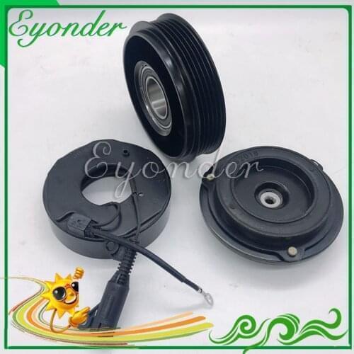 A/C AC Compressor Magnetic Clutch Pulley PV5 for BMW E46 Z3 323 325 320 328 M3 316 E34 520i 525i 64521385161 64528390741