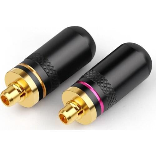 Audio Jack Audio Jack Gold Plated Copper Soldering Earphone Plug Wire Connector For W30 W80 SE535 SE846 Headphone Metal Adapter