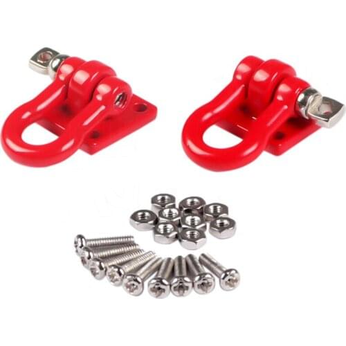 RC Car Metal Trailer Tow Hook Accessories for 1:10 RC Crawler Traxxas TRX4 TRX6 Axial SCX10 90046 AXI03007 Redcat MST