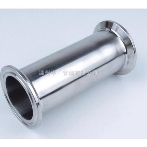 Free shipping 19mm-108mm for choose Tri-Clamp Spool, Lenght 100mm, Sanitary Stainless Steel SS 304