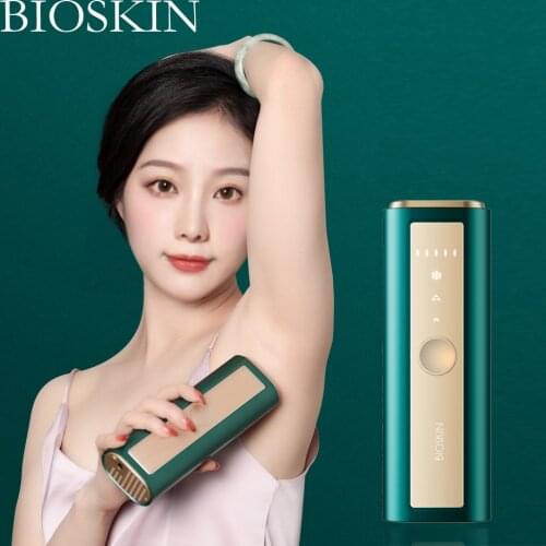 BIOSKIN Smart Laser Epilator Ice Cool IPL Permanent Hair Removal Machine Electric Facial Photoepilator Device For Women Female B