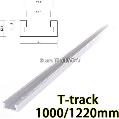 DHL 2PCS 1000mm (40inch) Standard Aluminium T-tracks Miter Track/Slot For Router Table Band Saw T-tracks KF867