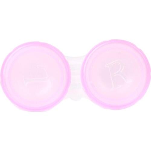 2021 New Lens Box Mini Random Plastic Soaking Portable Travel Contact Storage Case Holder