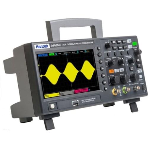 Hantek DSO2D10 2 Channel 100MHz 1GSa/S Digital Storage Oscilloscope With 1CH AWG Signal Generator