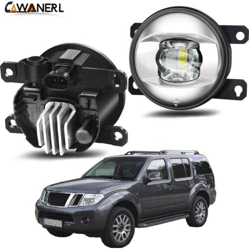 Fog Light Assembly For Nissan Pathfinder R51 2005-2012 Car Right + Left LED Lens Fog Light Daytime Running Lamp 30W 8000LM 12V